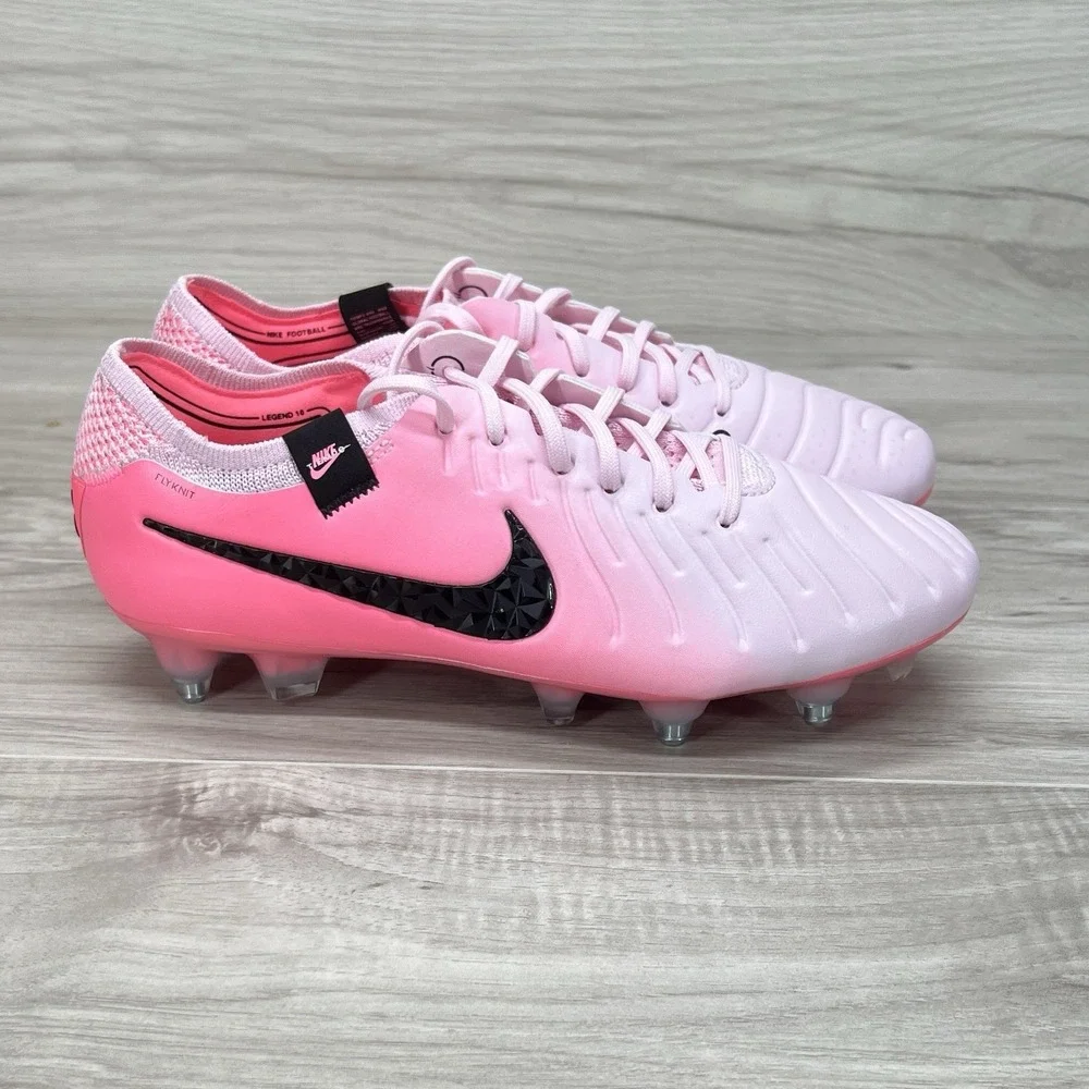 Nike Legend 10 Elite SG Pro ACC Pink FN7277-601 Soccer Cleats Men 6 Wmns 7.5 New